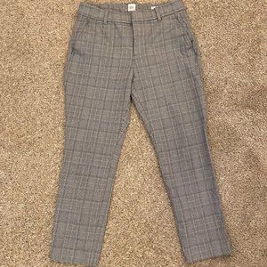 Plaid Skinny Ankle Pant